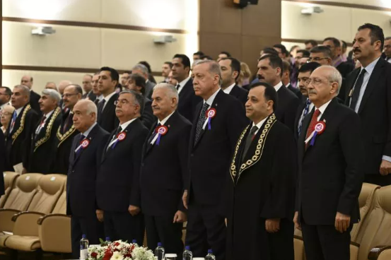 Foto - Cumhurbaşkanı Erdoğan ile Kılıçdaroğlu AYM törenine katıldı