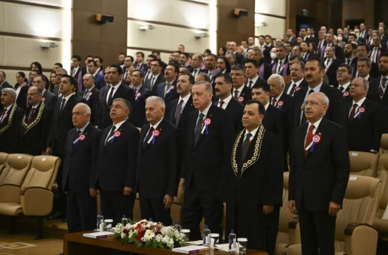 Foto - Cumhurbaşkanı Erdoğan ile Kılıçdaroğlu AYM törenine katıldı