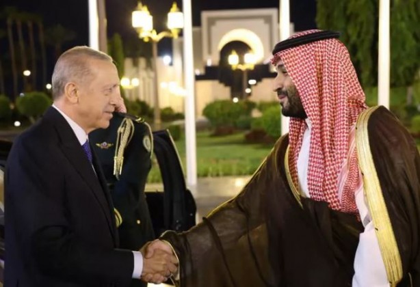 Cumhurbaşkanı Erdoğan ile Prens Selman bir araya geldi! 