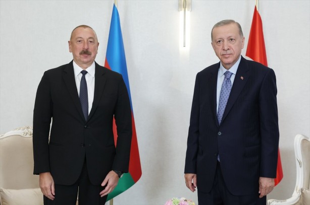Foto - Cumhurbaşkanı Erdoğan, İlham Aliyev'le görüştü