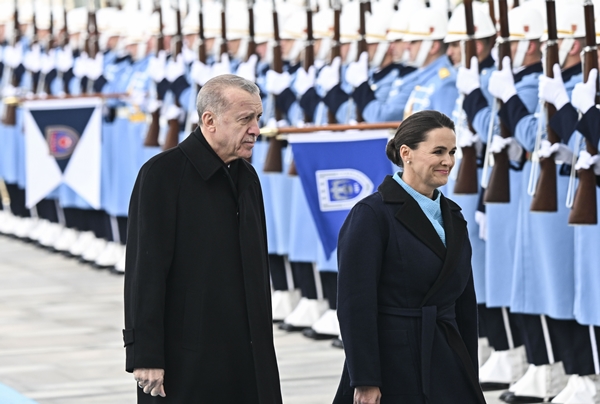 Foto - Cumhurbaşkanı Erdoğan külliyede resmi törenle karşıladı