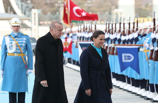 Foto - Cumhurbaşkanı Erdoğan külliyede resmi törenle karşıladı