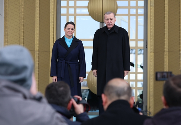 Foto - Cumhurbaşkanı Erdoğan külliyede resmi törenle karşıladı