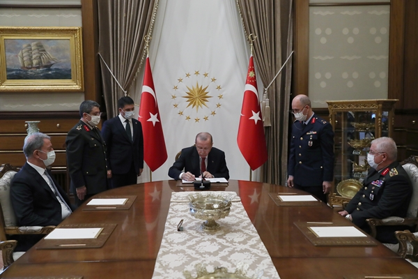 Cumhurbaşkanı Erdoğan liderliğinde gerçekleştirilen Yüksek Askeri Şura toplantısı sona erdi! İşte alınan kararlar