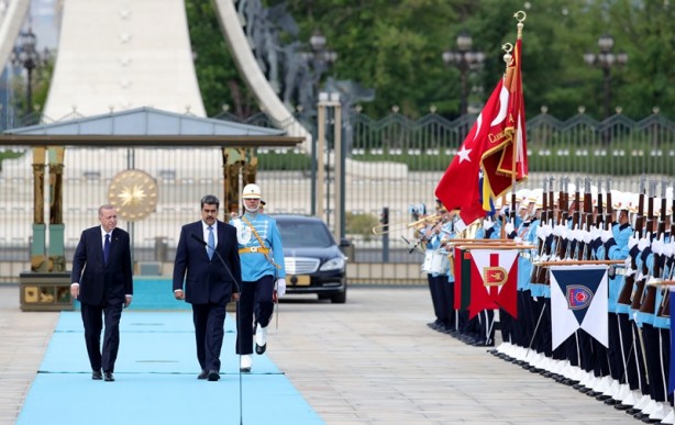 Foto - Cumhurbaşkanı Erdoğan, Maduro'yu resmi törenle karşıladı