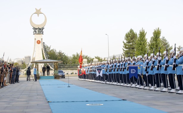 Foto - Cumhurbaşkanı Erdoğan, Mahmud Abbas'ı resmi törenle karşıladı