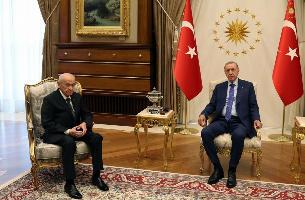 Foto - Cumhurbaşkanı Erdoğan, MHP Lideri Bahçeli’yi kabul etti