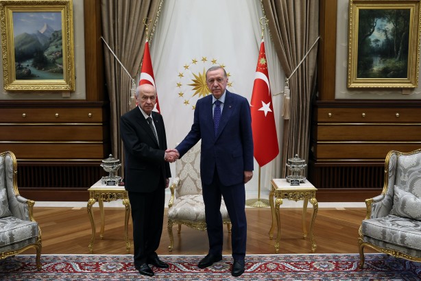 Foto - Cumhurbaşkanı Erdoğan, MHP Lideri Bahçeli’yi kabul etti