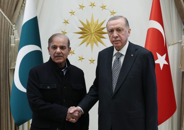 Foto - Cumhurbaşkanı Erdoğan, Pakistan Başbakanı Şerif’i kabul etti