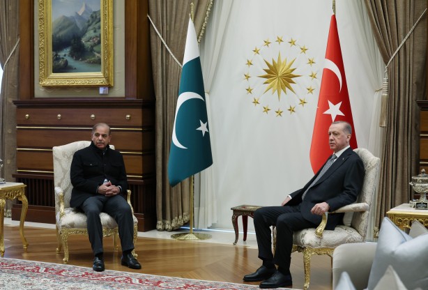 Foto - Cumhurbaşkanı Erdoğan, Pakistan Başbakanı Şerif’i kabul etti