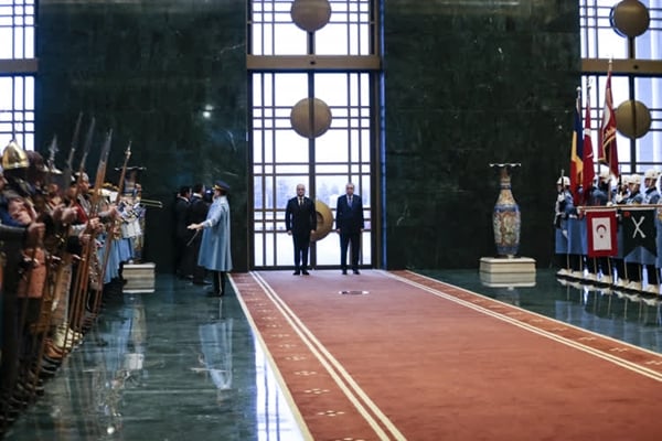 Foto - Cumhurbaşkanı Erdoğan resmi törenle karşıladı