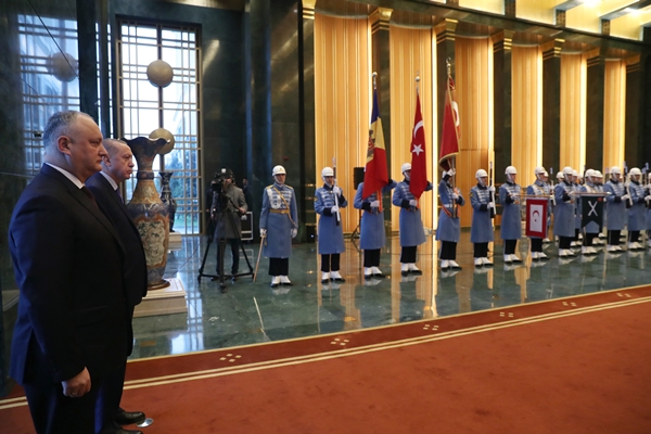 Foto - Cumhurbaşkanı Erdoğan resmi törenle karşıladı