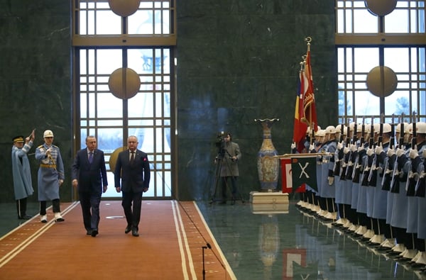 Foto - Cumhurbaşkanı Erdoğan resmi törenle karşıladı