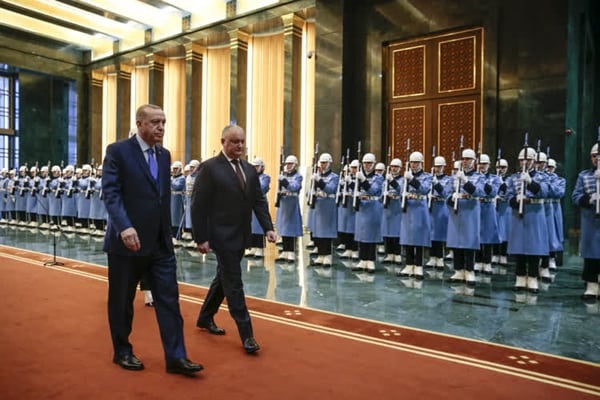 Foto - Cumhurbaşkanı Erdoğan resmi törenle karşıladı