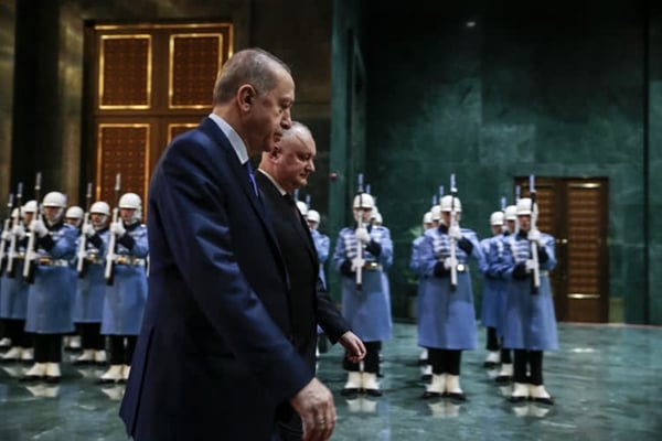 Foto - Cumhurbaşkanı Erdoğan resmi törenle karşıladı