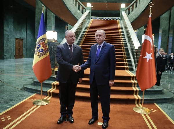 Foto - Cumhurbaşkanı Erdoğan resmi törenle karşıladı