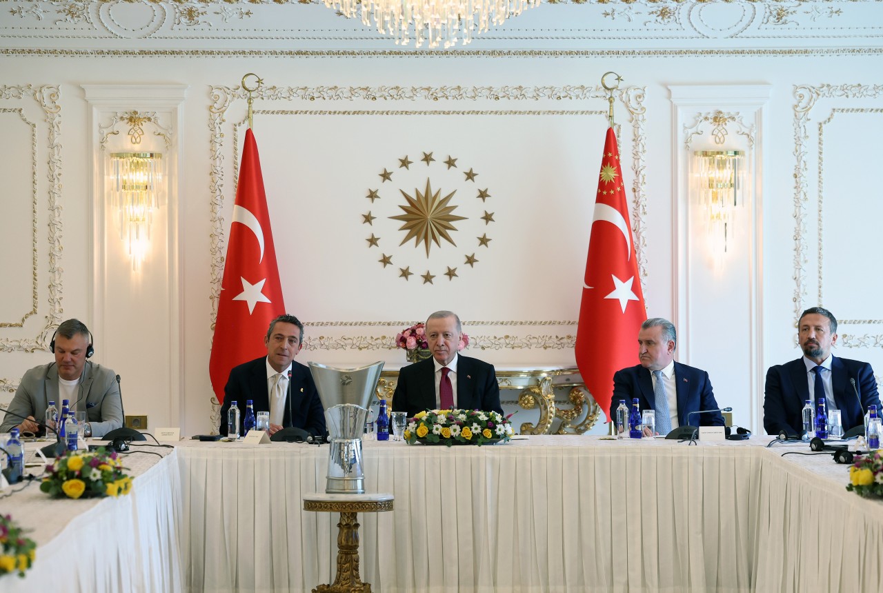 Foto - Cumhurbaşkanı Erdoğan, şampiyon Fenerbahçe’yi ağırladı