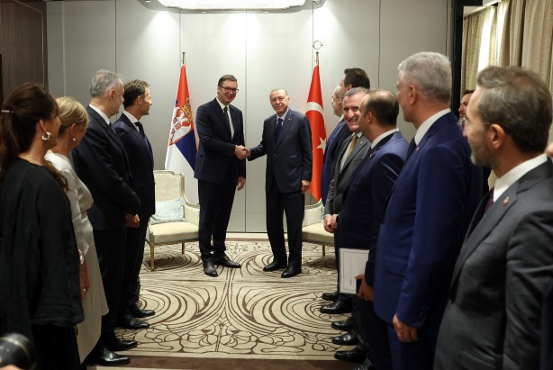 Foto - Cumhurbaşkanı Erdoğan, Sırbistan Cumhurbaşkanı Vucic ile görüştü