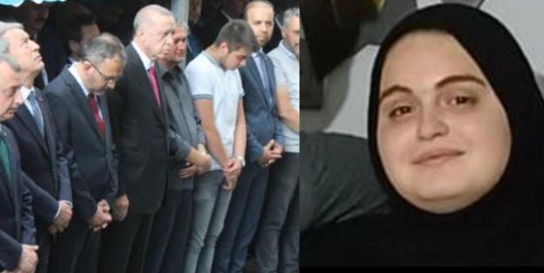 Cumhurbaşkanı Erdoğan, Sude Naz'ın cenazesine katıldı