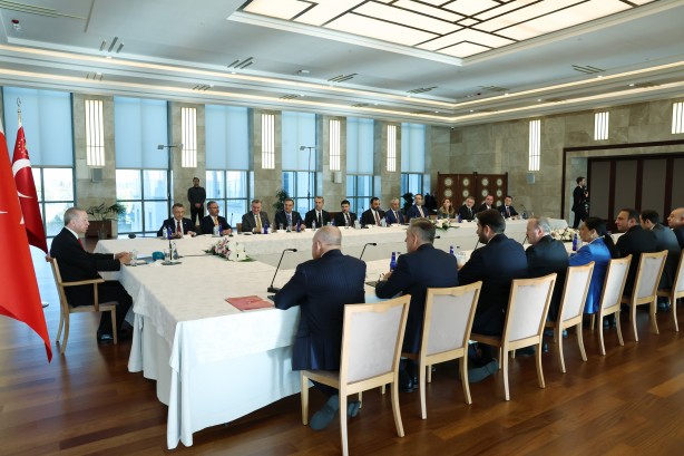 Foto - Cumhurbaşkanı Erdoğan, TFF Başkanı Büyükekşi’yi kabul etti