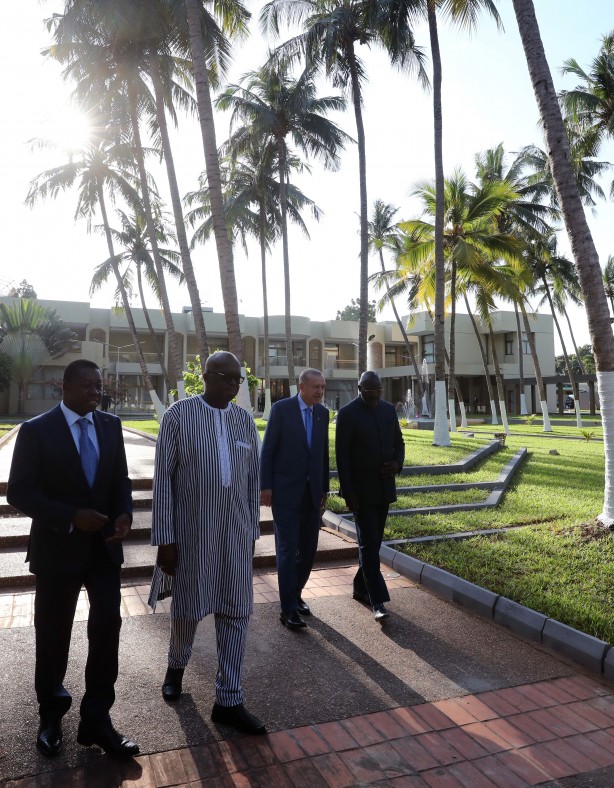 Foto - Cumhurbaşkanı Erdoğan ve 3 Afrika ülkesi liderinin keyifli anları!