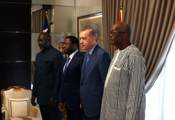 Foto - Cumhurbaşkanı Erdoğan ve 3 Afrika ülkesi liderinin keyifli anları!