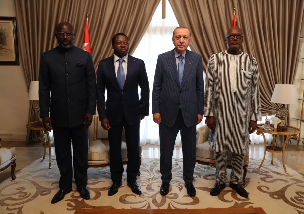 Foto - Cumhurbaşkanı Erdoğan ve 3 Afrika ülkesi liderinin keyifli anları!