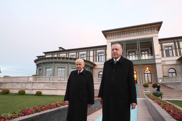 Foto - Cumhurbaşkanı Erdoğan, MHP lideri Bahçeli ile Özbek Otağı'nda iftar yaptı