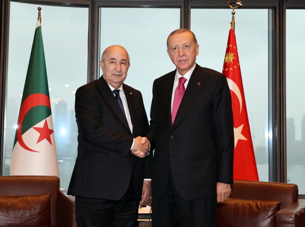 Cumhurbaşkanı Erdoğan ve Tebbun görüştü