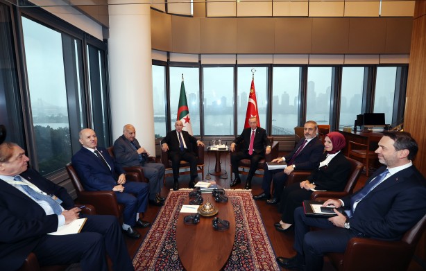 Foto - Cumhurbaşkanı Erdoğan ve Tebbun görüştü