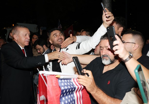 Foto - Cumhurbaşkanı Erdoğan'a ABD'de sevgi seli