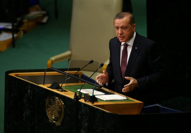 Foto - Cumhurbaşkanı Erdoğan'a BM'de yoğun ilgi