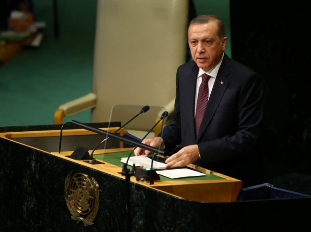 Foto - Cumhurbaşkanı Erdoğan'a BM'de yoğun ilgi