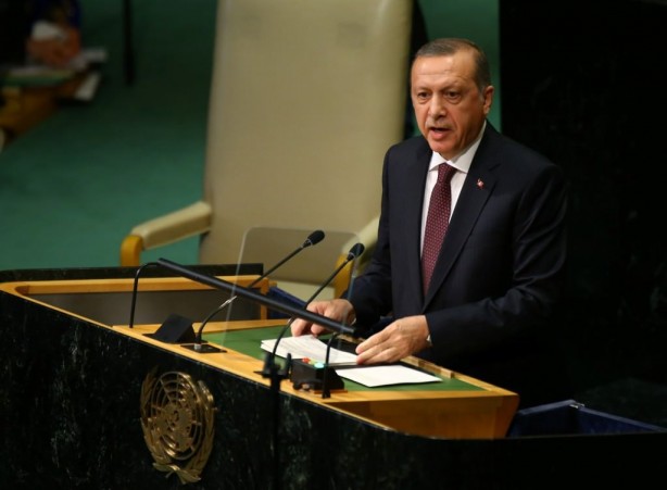 Foto - Cumhurbaşkanı Erdoğan'a BM'de yoğun ilgi