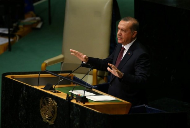 Foto - Cumhurbaşkanı Erdoğan'a BM'de yoğun ilgi