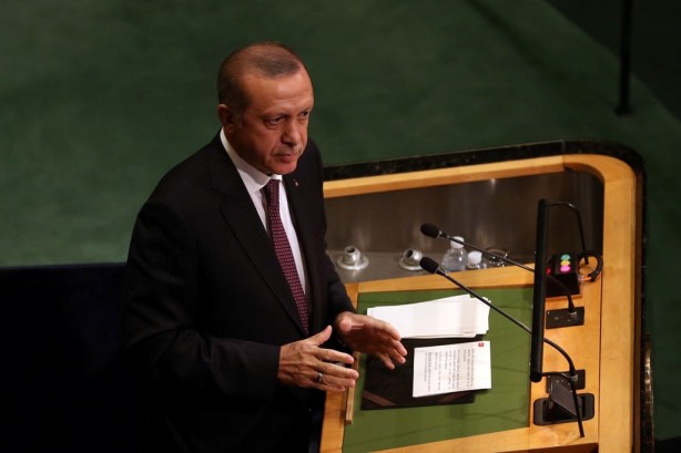 Foto - Cumhurbaşkanı Erdoğan'a BM'de yoğun ilgi
