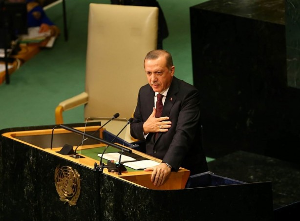 Foto - Cumhurbaşkanı Erdoğan'a BM'de yoğun ilgi