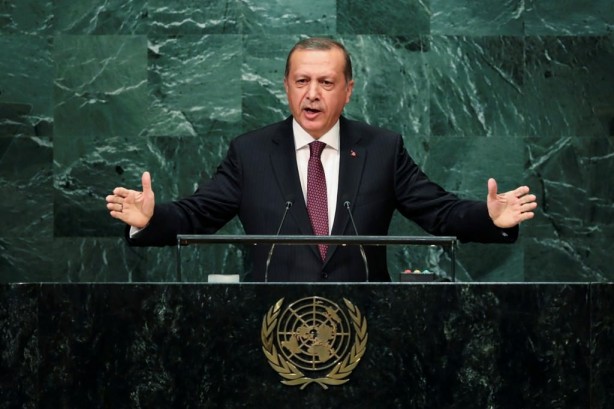 Foto - Cumhurbaşkanı Erdoğan'a BM'de yoğun ilgi