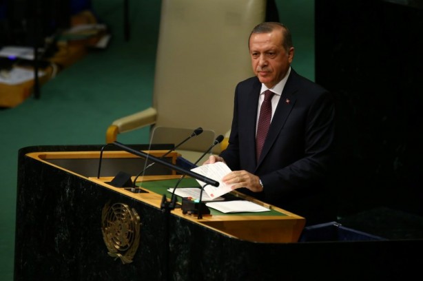 Foto - Cumhurbaşkanı Erdoğan'a BM'de yoğun ilgi