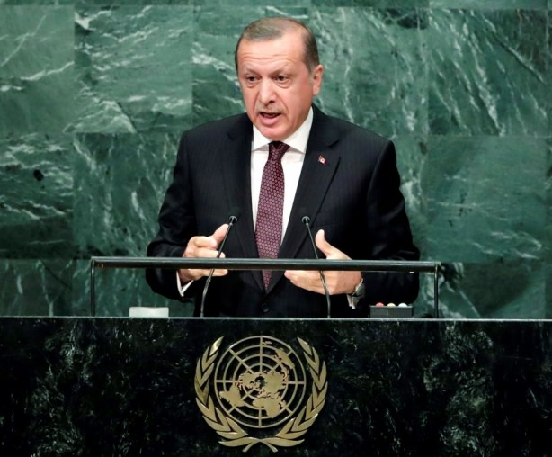Foto - Cumhurbaşkanı Erdoğan'a BM'de yoğun ilgi