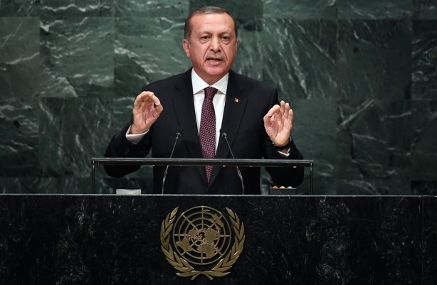 Foto - Cumhurbaşkanı Erdoğan'a BM'de yoğun ilgi