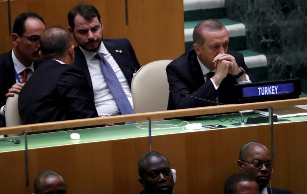 Foto - Cumhurbaşkanı Erdoğan'a BM'de yoğun ilgi