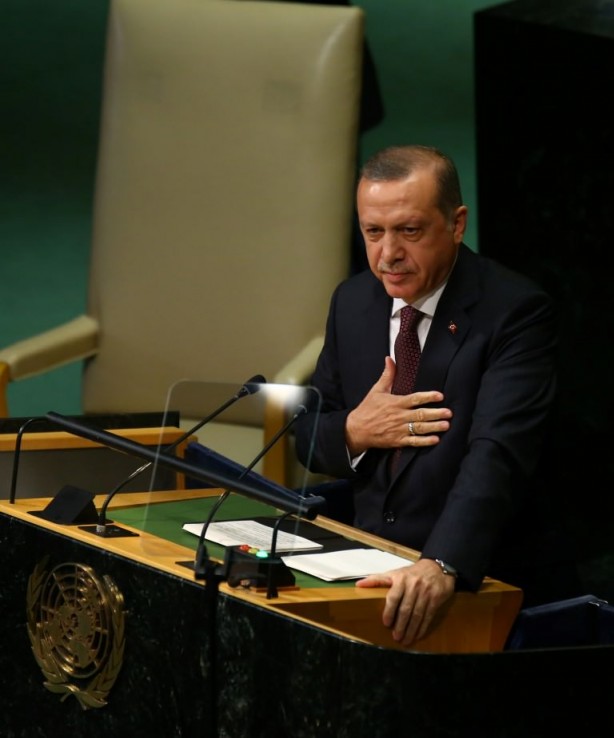 Foto - Cumhurbaşkanı Erdoğan'a BM'de yoğun ilgi