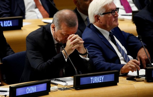 Foto - Cumhurbaşkanı Erdoğan'a BM'de yoğun ilgi