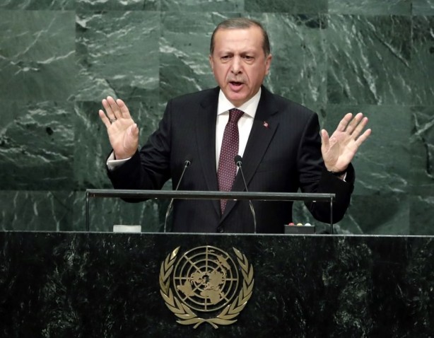 Foto - Cumhurbaşkanı Erdoğan'a BM'de yoğun ilgi