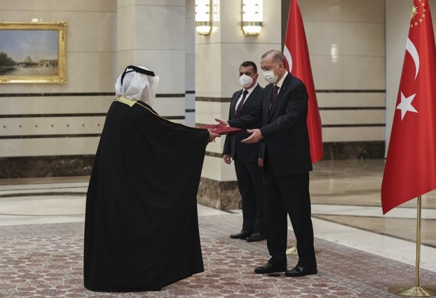 Foto - Cumhurbaşkanı Erdoğan'a güven mektubu sundu!