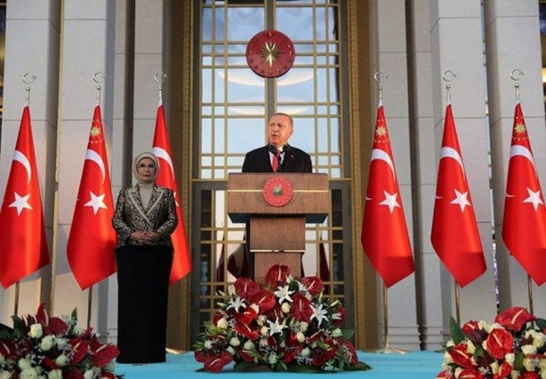 Foto - Cumhurbaşkanı Erdoğan'dan Beştepe'de 30 Ağustos Zafer Bayramı resepsiyonu