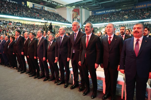 Foto - Cumhurbaşkanı Erdoğan'ın dikkatini çeken pankart! Salonda alkış tufanı koptu