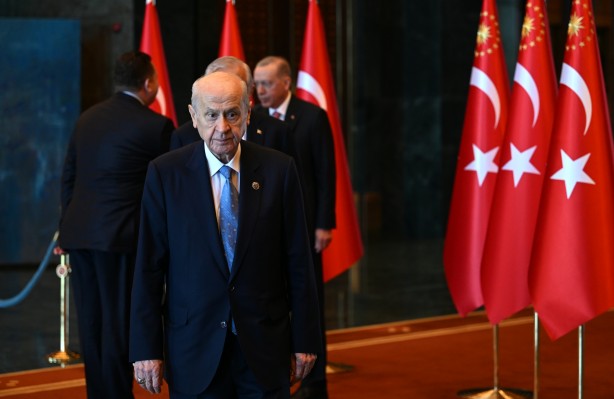 Foto - Cumhurbaşkanı Erdoğan'ın tebrikleri kabul ettiği salonda dikkat çeken detay!