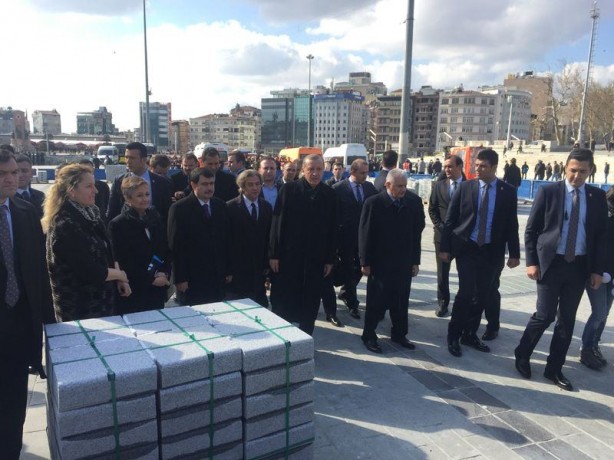 Foto - Cumhurbaşkanı o pankarta kayıtsız kalmadı